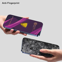Protection d'écran en verre trempé haute résistance 9H anti-statique incurvée grande taille OG Purple 120C pour téléphones mobiles Redmi Note 12 Pro/13R
