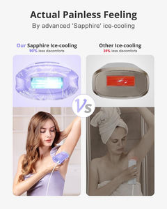 Épilateur IPL à refroidissement par saphir 510k, appareil portable pour l'épilation au laser, épilateur à lumière <span class=keywords><strong>pulsée</strong></span>, faible MOQ - Product Image 3