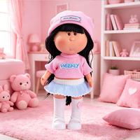 Vente en gros de poupées Kawaii à joues rondes de 24 cm, 3 styles, poupées en vinyle à habiller, collection de poupées, jouet de collection, cadeau avec boîte cadeau