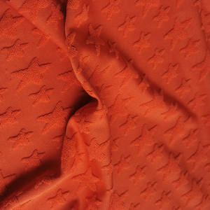 Tela de punto a cuadros con estrellas de alta calidad y precio económico 2026, tela jacquard 100% poliéster para toallas - Product Image 3