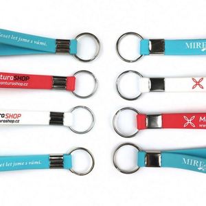 Vente en gros en Chine de porte-clés en acier inoxydable avec logo personnalisé en 3D, en silicone et caoutchouc, écologiques, durables, cadeaux promotionnels - Product Image 4