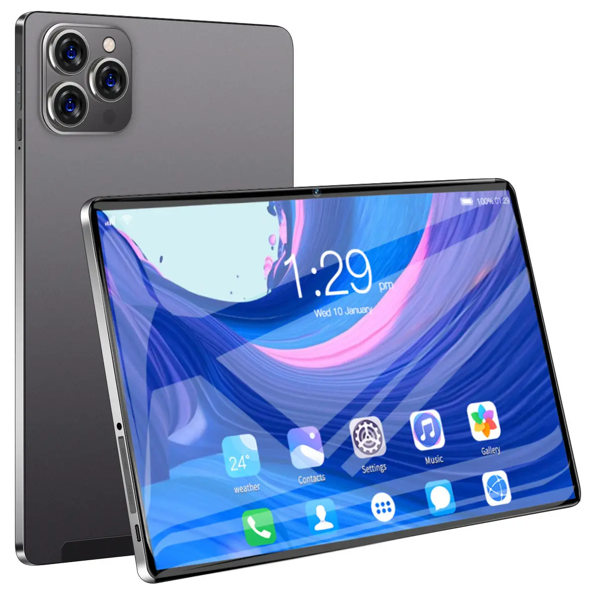 Büyük pil 8 inç 64GB çift SIM Tablet 4G 5G WIFI GPS çocuklar ucuz taşınabilir Android 13 Tablet PC