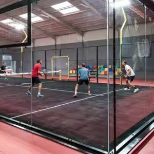 Pista <span class=keywords><strong>de</strong></span> Pádel Portátil Panorámica <span class=keywords><strong>de</strong></span> Lujo con Paredes <span class=keywords><strong>de</strong></span> Cristal <span class=keywords><strong>de</strong></span> 10x20M para Eventos Ejecutivos en Suiza - Product Image 6