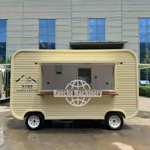 Custom Stainless Steel Crepe Pizza Burger Ice Cream Mobile Fast Food <b>Van</b> Coffee Cart BBQ Food Trailer - Product Image 1