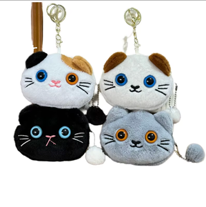 Porte-monnaie <span class=keywords><strong>en</strong></span> peluche chien 40K personnalisé, Kawaii, anti-stress, petit portefeuille <span class=keywords><strong>en</strong></span> maille, pour boutiques de cadeaux, certifié CE/CPC, usine OEM - Product Image 3