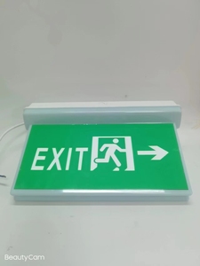 Lampu koridor dalam ruangan isi ulang daya dinding lampu darurat sisi tunggal dan ganda tanda keluar Led api - Product Image 4