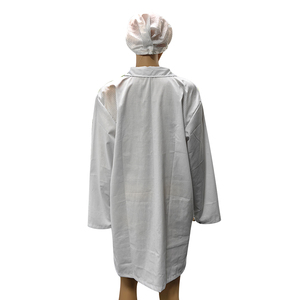 ALLESD安全ポリエステル作業制服クリーンルームスーツ<span class=keywords><strong>ESD</strong></span>スモック帯電防止作業服 - Product Image 5