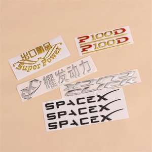 <span class=keywords><strong>Lettre</strong></span> de logo en feuille mince assortie de taille personnalisée électroformage 3d étiquette de transfert de nickel chromé autocollants étiquettes pour boîte à bijoux - Product Image 4