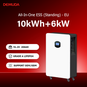 Système de stockage d'énergie domestique 6kW 10kWh tout-en-un pour l'UE, système de batterie solaire 51.2V 206A avec fonction hybride - Product Image 2
