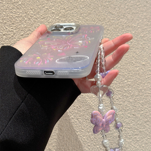 Coque de téléphone portable de luxe anti-chute à motif papillon Design minimaliste pour iPhone 11 12 13 14 <span class=keywords><strong>15</strong></span> Pro Max - Product Image 6