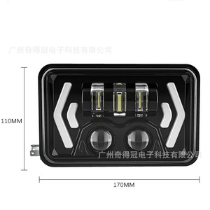 Jiaxingsheng <b>Led</b> <b>Headlights</b> 170X110Mm With Turn Signal For Offroad Vehicle - Product Image 1