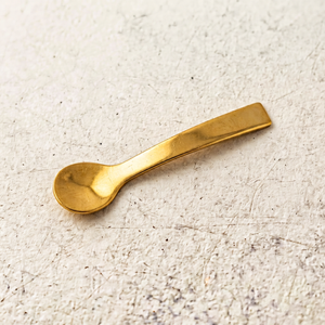 Cuchara de Shilajit de Acero Inoxidable Chapada en Oro, Mini Cuchara Medidora, Accesorio Compacto de Metal para Té - Product Image 2