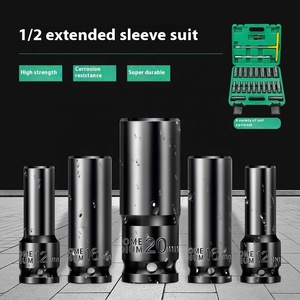 Juego de llaves de impacto eléctricas industriales de 20 piezas con vaso de 1/2 pulgada para reparación de automóviles, llaves de vaso hexagonales personalizables OEM - Product Image 3