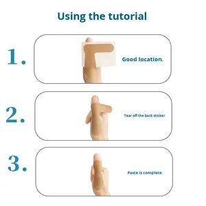 크로스 보더 YUEYE 손가락 보호대 엄지 외반 교정 엄지 발가락 발가락 분리기 마모 방지 발 크림 스포츠 보호 - Product Image 4