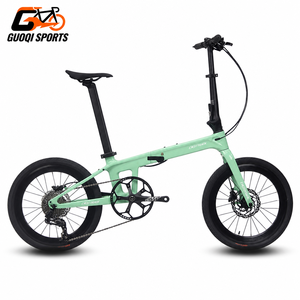 Bicicleta Plegable de Fibra de Carbono Portátil, Profesional, para Carreras y Desplazamientos Urbanos, 12 Velocidades, Cambio Electrónico EDS, Ruedas de 20 Pulgadas, Tipo Carretera - Product Image 1
