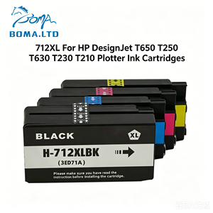 BOMA.LTD Venta al por Mayor de Fábrica, Cartucho de Tinta Completo Compatible con HP712 712 712XL <span class=keywords><strong>para</strong></span> Plotters <span class=keywords><strong>HP</strong></span> <span class=keywords><strong>Designjet</strong></span> T650 T210 T230 <span class=keywords><strong>T250</strong></span> T630 - Product Image 1