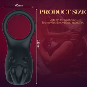 Jolly uzay süper yumuşak silikon horoz halka gül titreşimli erkek <span class=keywords><strong>Penis</strong></span> halkası ile ekstra stimülasyon vibratör Vibrator tor - Product Image 6