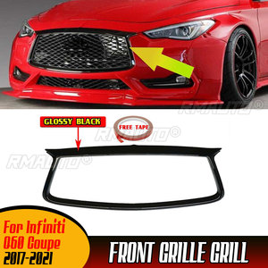 Grille de calandre avant de haute qualité pour Infiniti Q60 Coupé 2 portes 2017-2021, garniture de contour de calandre de course - Product Image 1