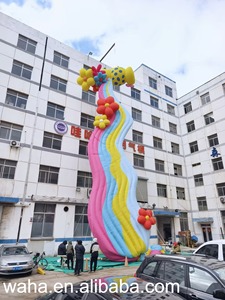 Flor Inflável Colorida para Cenário Comercial, Flor Personalizada, Dispositivo de Decoração Inflável Arco-Íris para Decoração de Shopping - Product Image 6