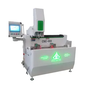 חור נעילת חלון יצירת פרופיל אלומיניום CNC כרסום אלומיניום מכונת קידוח שחול