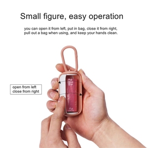 Dispensador de Bolsas para Excrementos de Mascotas, Portátil, Ecológico, de ABS, para Animales Pequeños, con Cubierta Giratoria, Diseño de Gancho, Fácil Reemplazo, para Uso en Exteriores - Product Image 2