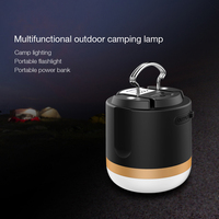 Mini lampe LED suspendue magnétique portable étanche et rechargeable pour le camping, éclairage d'extérieur pour tente de randonnée