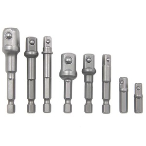 Hex Shank <span class=keywords><strong>1</strong></span>/4 "<span class=keywords><strong>3</strong></span>/<span class=keywords><strong>8</strong></span>" <span class=keywords><strong>1</strong></span>/<span class=keywords><strong>2</strong></span> "<span class=keywords><strong>8</strong></span> cái Ổ cắm Chrome Vanadi ổ cắm Bộ chuyển đổi Bộ mũi khoan cho thanh công cụ điện Bộ chuyển đổi - Product Image 6