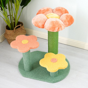 Small Medium-Sized Flower-Shaped <strong>Cat</strong> Toy All-In-One Jumping Platform <strong>Cat</strong> <strong>Climbing</strong> <strong>Frame</strong> Scratching Board <strong>Cat</strong> House Vertical - Product Image 2
