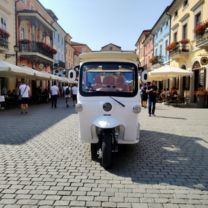 Triciclo EEC Tuk Tuk con Registro Oficial y Soporte para Matrícula para Países Europeos, 7500w de Alta Potencia - Product Image 1