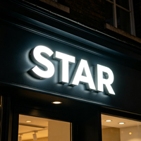 Enseigne Commerciale Dernier Style Lettres LED 3D Front-Lit Logo Lumineux Personnalisé Enseigne LED pour Mur Enseigne de Luxe Lettres Boîtiers Lumineux pour Magasin