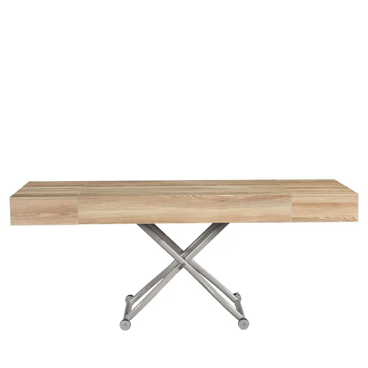 Venda quente especial multi uso sala de estar móveis ajustável mesa de jantar madeira