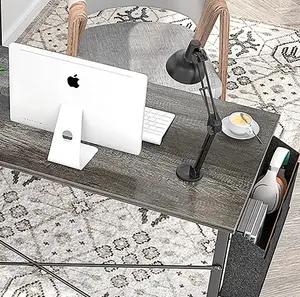 Computer tisch Home Office moderner minimalisti scher dreistufiger Aufbewahrung regal Schreibtisch Schreibtisch
