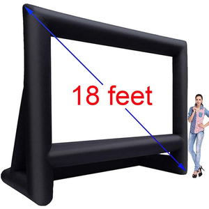 Pantalla Inflable para Cine al Aire Libre, Pantalla de Proyección para Fiestas en el Patio Trasero, Pantallas para Ver Películas en la Piscina, Pantallas de TV para Exteriores - Product Image 2