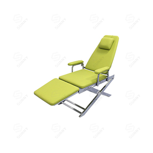 Unidad de silla dental plegable portátil de seguridad personalizable con lámpara de escupidera y turbina montada en la pared de bandeja - Product Image 5