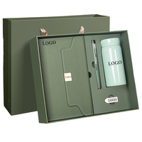 Coffret Cadeau Personnalisable en Similicuir A5 avec Carnet Rechargeable et Stylo USB pour Cadeaux d'Affaires et Publicité