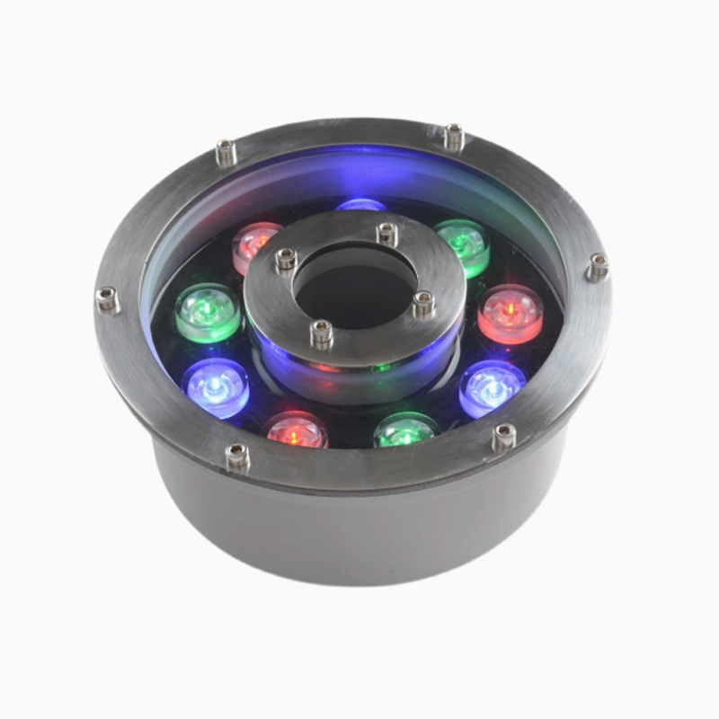 Подводный светодиодный фонтанный свет, открытый водонепроницаемый IP68 Дайвинг RGB низкого напряжения 24 В рыбный пруд сад вилла бассейн свет.