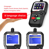 Konnwei KW680, lector de códigos automotriz superior, herramienta de escaneo de diagnóstico para sensor O2 y sistema EVAP con 2 años de garantía
