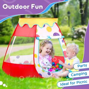 Fabricant indonésien de jouets, maison de jeu pliable pour enfants, aire de jeux intérieure pour tout-petits, tente portable avec piscine à balles - Product Image 3