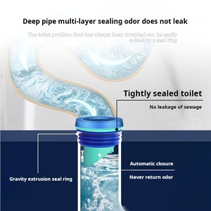 Anneau de joint de bride de toilette <span class=keywords><strong>anti</strong></span>-fuite <span class=keywords><strong>anti</strong></span>-retour de qualité supérieure résistant aux cafards idéal pour les salles de bain hygiéniques - Product Image 6