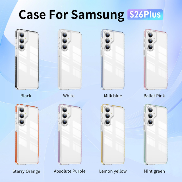 For Samsung S26 Ultra Phone Case Anti-Drop Wholesale Shockproof Bumper Phone Cover Color Case for Samsung Galaxy S26 Plus S26
