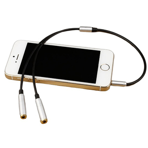 Calidad macho a 2 hembra <span class=keywords><strong>Cable</strong></span> auxiliar de 3,5mm <span class=keywords><strong>Jack</strong></span> de auriculares micrófono de Audio del divisor del chapado en oro Aux <span class=keywords><strong>adaptador</strong></span> de extensión de <span class=keywords><strong>Cable</strong></span> - Product Image 6