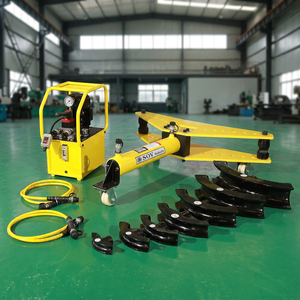 SOV Hydraulic Pipe Bender <b>Machine</b> <b>Split</b> Type Stainless Steel Aluminum 2" DWG-60 Bending Pipe Size (22-60mm) - Product Image 3