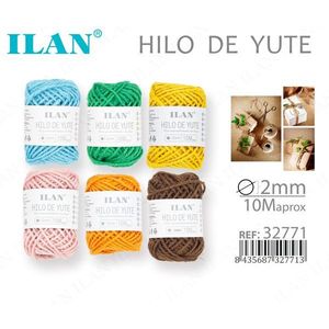 ILAN Filo di Iuta 2mm 10M Circa per Confezioni Regalo e Lavori Artigianali - Product Image 1