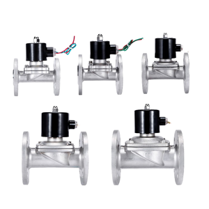2w-15bf स्टेनलेस स्टील 304 डायरेक्ट-अभिनय सोलेनोइड वाल्व सामान्य बंद तांबे के तार इलेक्ट्रिक (A220v) पानी गैस फ्लैंज डायाफ्राम - Product Image 1