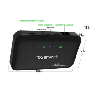TABWD E5885 - El Mejor Router WiFi 4G de 300 Mbps con VPN, Banda 4G B1/2/3/4/5/7/8/20/38/40/41 VS MF6875 - Product Image 2