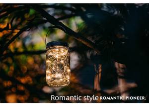 Guirlandes lumineuses LED solaires américaines pour jardin, à suspendre, avec bouteilles et lucioles - Product Image 6