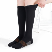 Chaussettes de compression hautes graduées au genou professionnelles OEM 2025 Sports Running Long