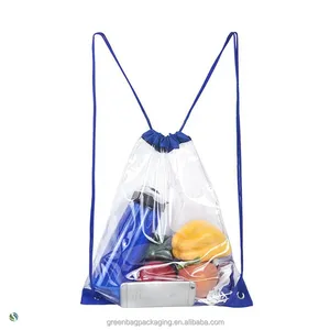 Custome Pvc tasarım çanta özel baskılı büyük alışveriş Shoping taşıma çantaları temizle üçgen noel hediyesi buzlu açık spor