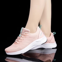 Chaussures décontractées pour femmes personnalisées par le fabricant, légères, respirantes, en mesh, pour la marche et la course