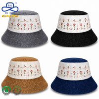 Topi Bucket Sherpa Hangat Musim Dingin Warna-Warni Mewah Grosir dengan Jahitan Premium untuk Unisex Santai Luar Ruangan